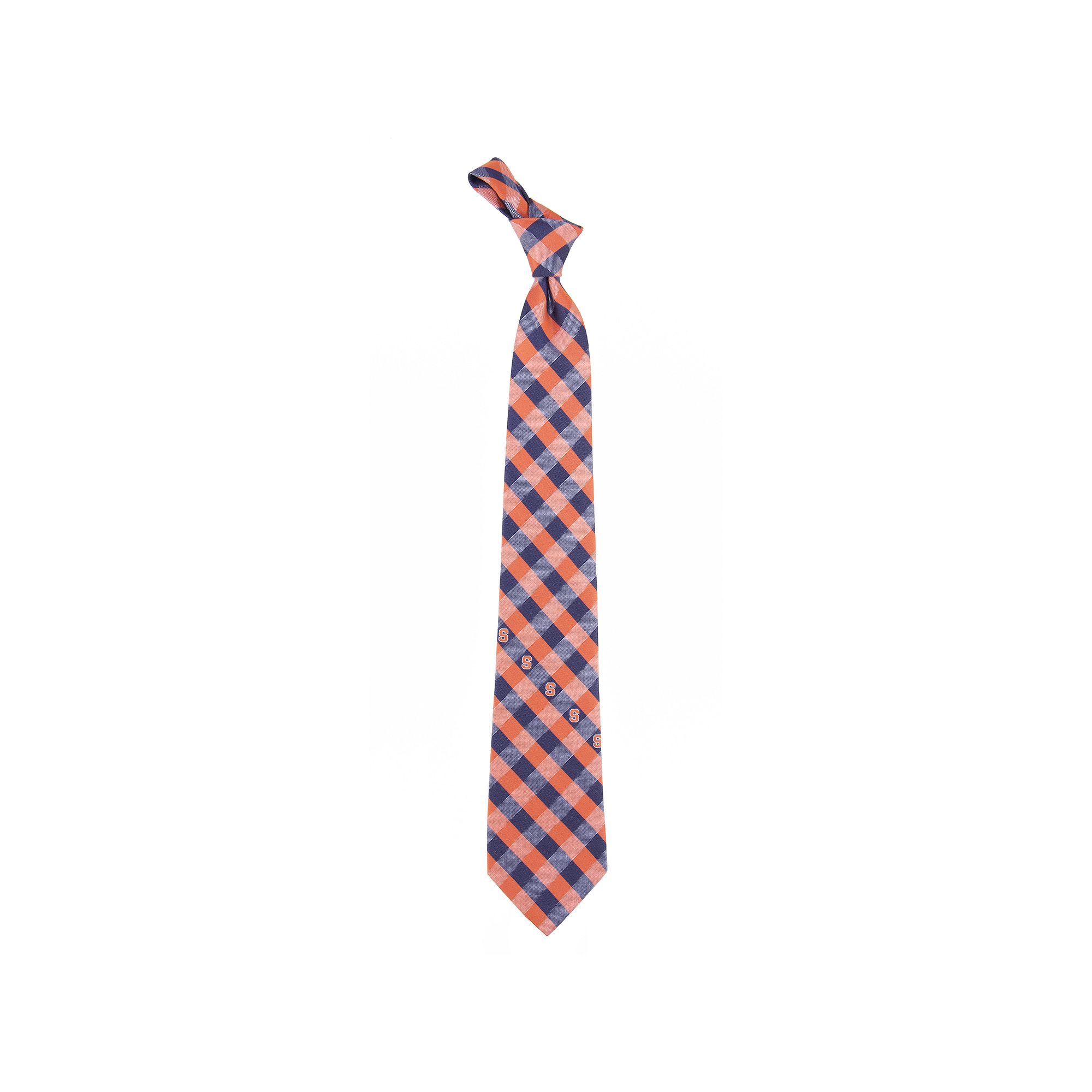 Mens Syracuse Orange Check Skinny Tie, Team