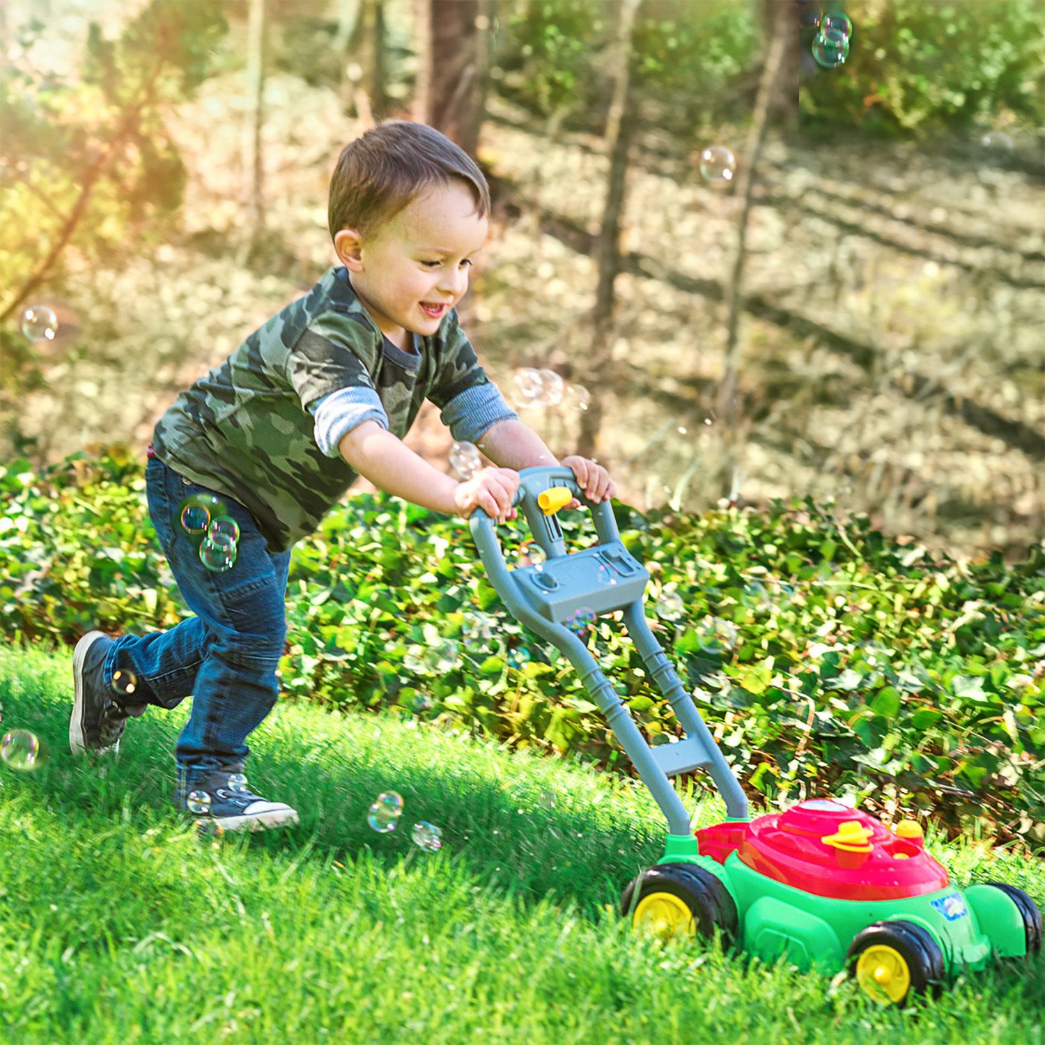 bubble n go mower