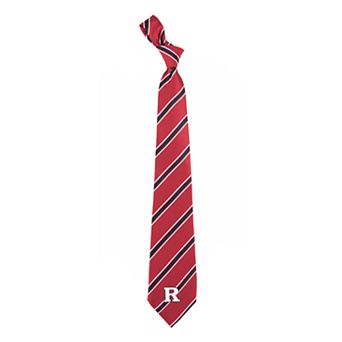 Men's Rutgers Scarlet Knights Striped Skinny Tie