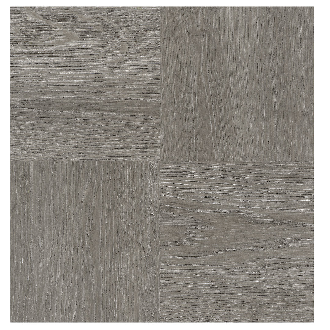 Achim Nexus Charcoal Gray Wood 20 Piece Self Adhesive Vinyl Floor