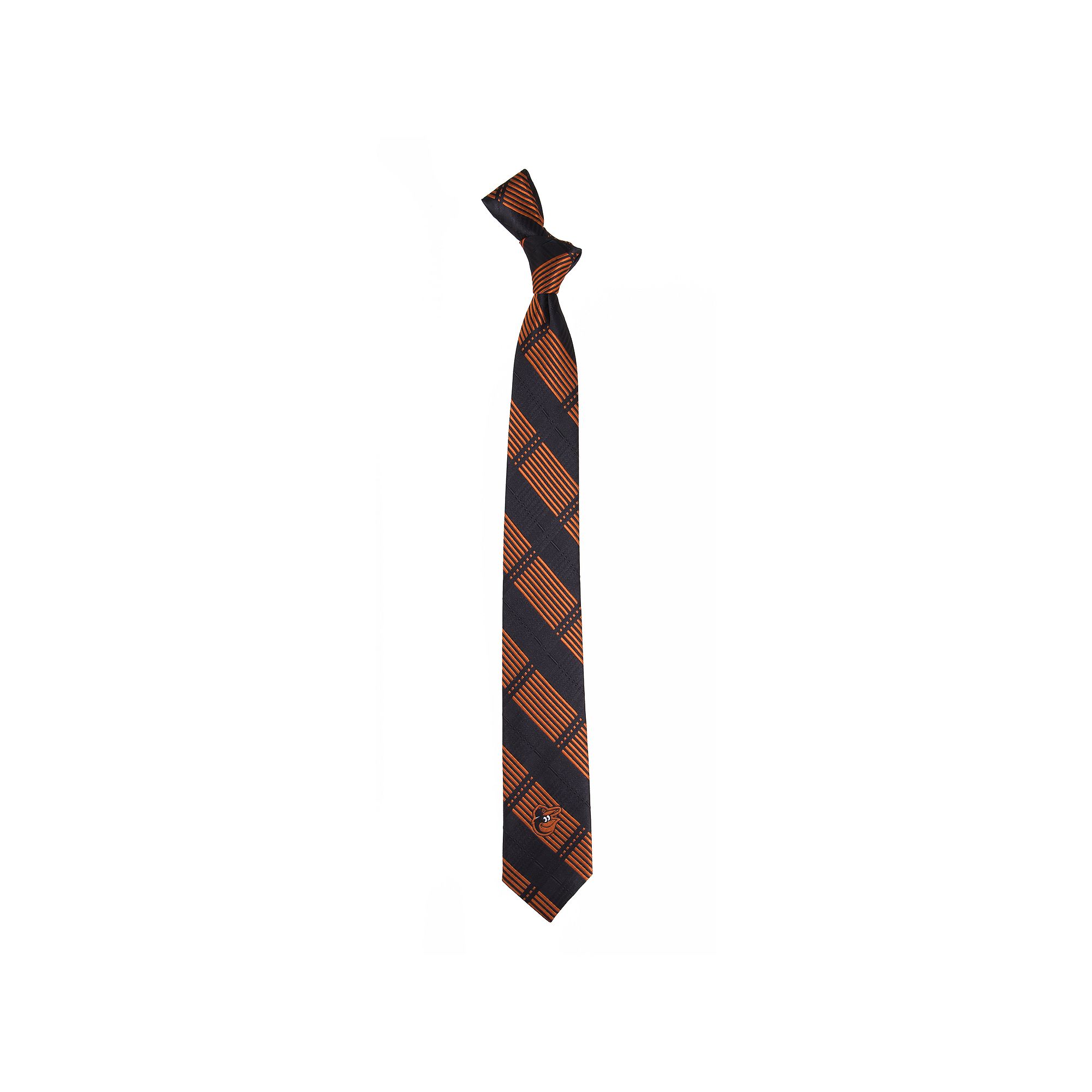 Mens Baltimore Orioles Plaid Skinny Tie, Team