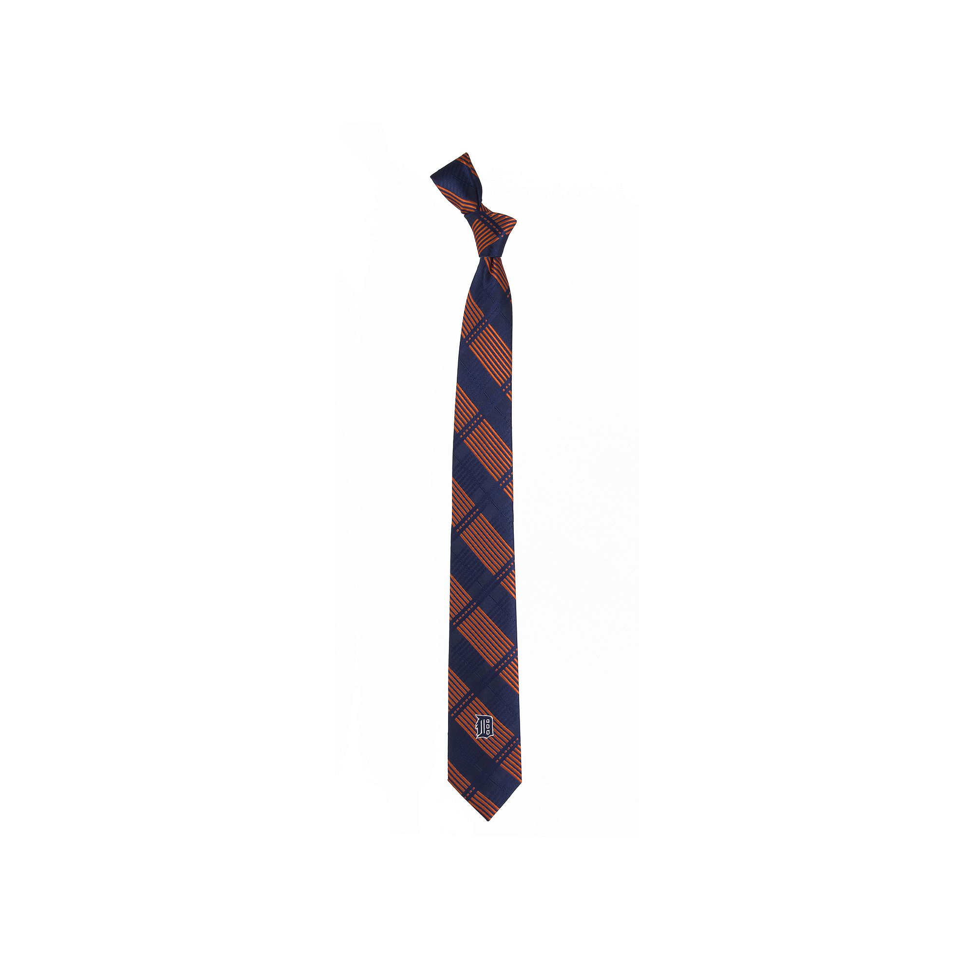 Mens Detroit Tigers Plaid Skinny Tie, Team