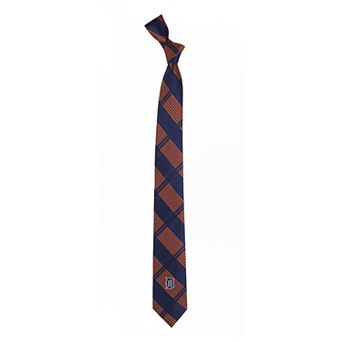 Men's Detroit Tigers Plaid Skinny Tie