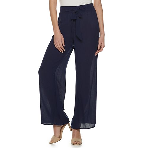 Women's ELLE™ Crepon Palazzo Pants