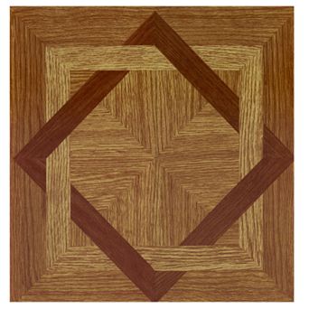 Achim Tivoli Wood Diamond 45 pc Self Adhesive Vinyl Floor Tile Set