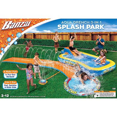 Banzai Aqua 3 In 1 Splash Park