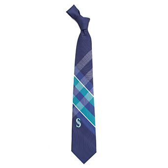 Men's Seattle Mariners Grid Skinny Tie