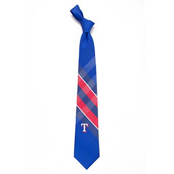 Men's Texas Rangers Grid Skinny Tie