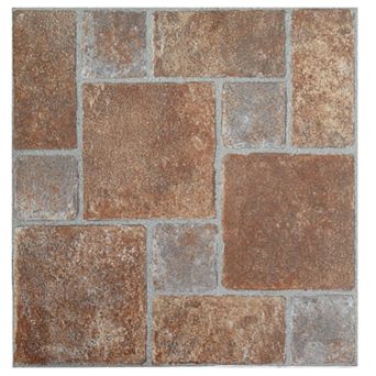 Achim Nexus Brick Pavers 20 pc Self Adhesive Vinyl Floor Tile Set