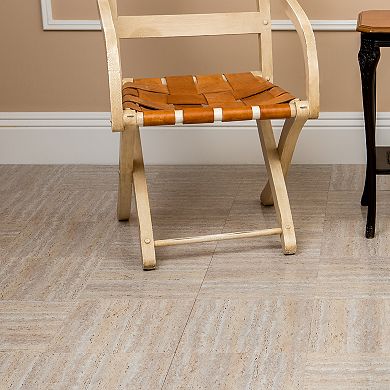 Achim Nexus Travertine Marble 20-piece Self Adhesive Vinyl Floor Tile Set