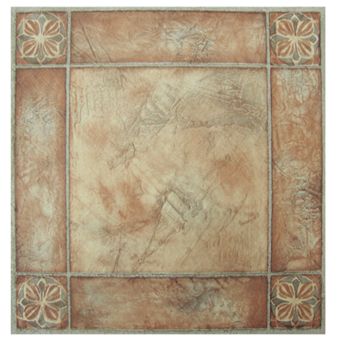 Achim Nexus Spanish Rose 20 pc Self Adhesive Vinyl Floor Tile Set