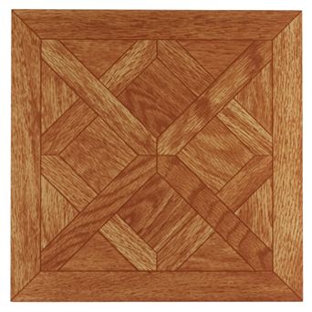 Achim Tivoli Classic Parquet Oak 45 pc Self Adhesive Vinyl Floor Tile Set