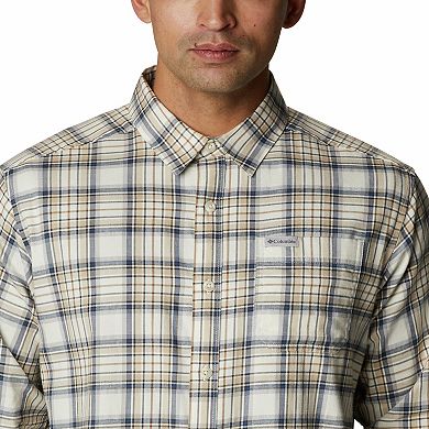 Men's Columbia Vapor Ridge Plaid Woven Button-Down Shirt