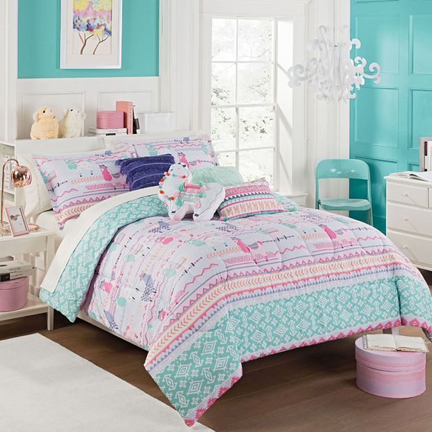 Girls on sale llama bedding