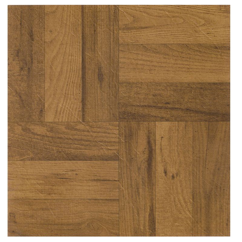 Achim Tivoli Three Finger Medium Oak 45-piece Self Adhesive Vinyl Floor Til