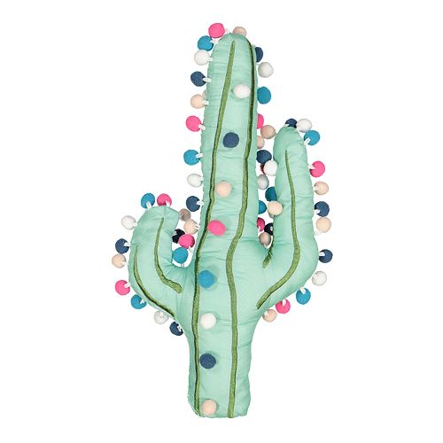 Waverly Spree Always On Point Cactus Novelty Decorative Pillow