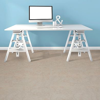 Achim Tivoli Carrera Marble 45-piece Self Adhesive Vinyl Floor Tile Set