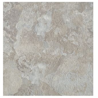 Achim Majestic Light Gray Slate 10 pc Self Adhesive Vinyl Floor Tile Set