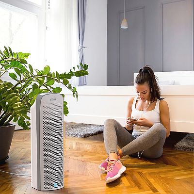 Pure Enrichment ENERGY STAR Rated True HEPA Elite Air Purifier with Smart Air Quality Monitor