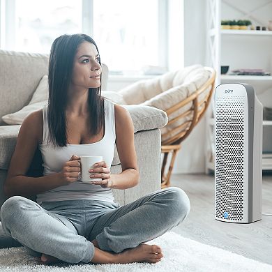 Pure Enrichment ENERGY STAR-Rated True HEPA Elite Air Purifier with Smart Air Quality Monitor