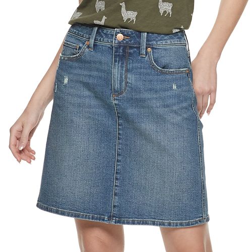 Women's SONOMA Goods for Life™ ALine Denim Skirt