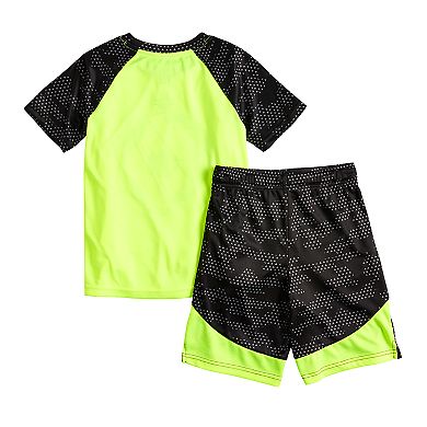 Boys 4-12 Jumping Beans® Soccer Raglan Graphic Tee & Shorts Set