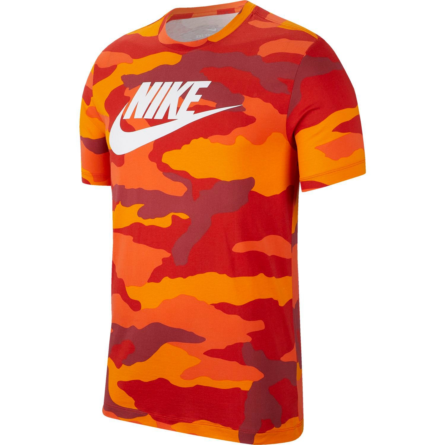 orange nike shirt men