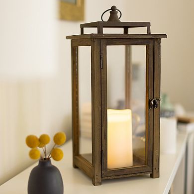 Stonebriar Rustic Lantern Table Decor