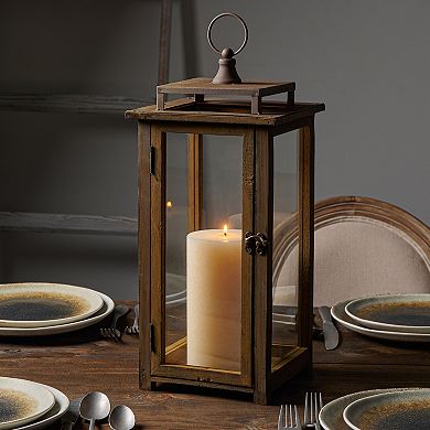 Stonebriar Rustic Lantern Table Decor