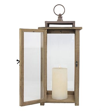 Stonebriar Rustic Lantern Table Decor