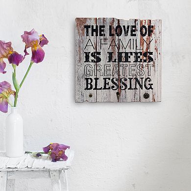 Stonebriar Rustic "Blessing" Wall Decor