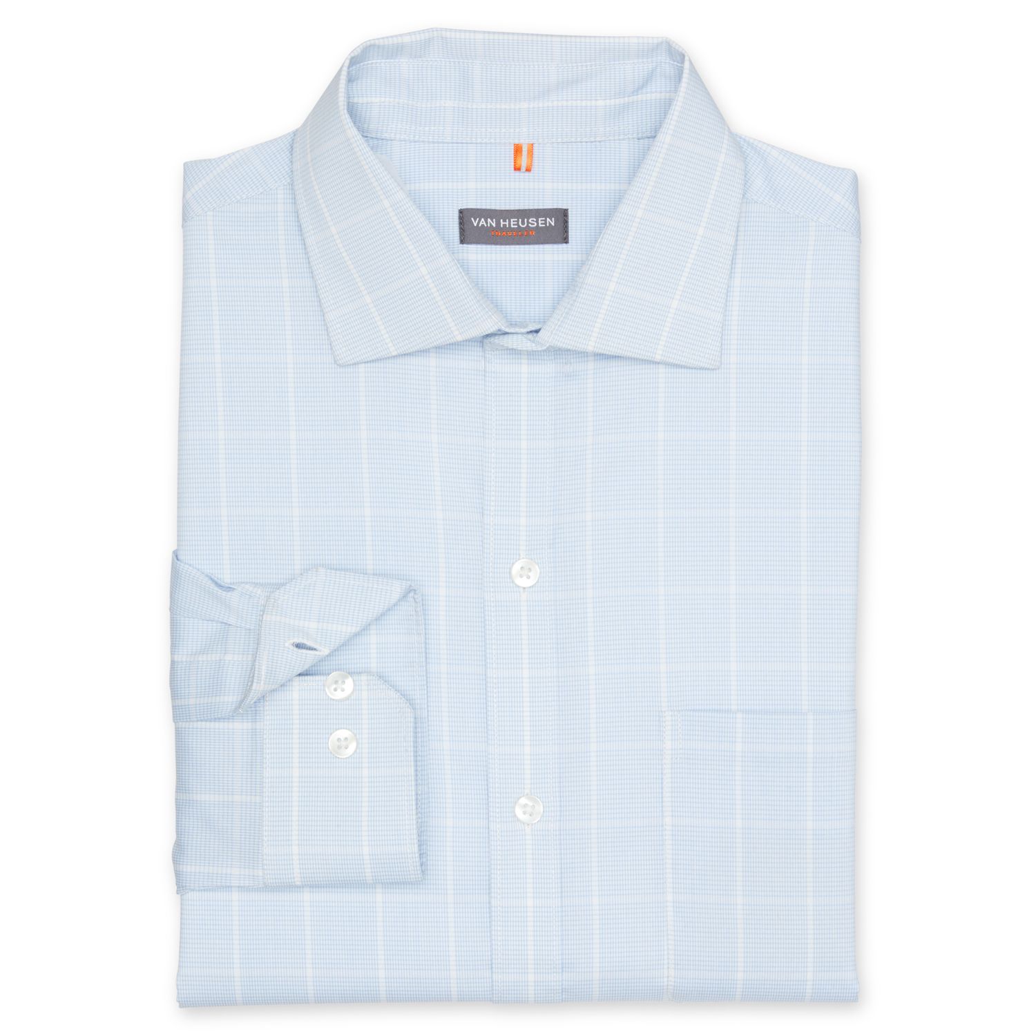 Van Heusen Men's Big & Tall Traveler Stretch Non-Iron Dress Shirt - Long Sleeve Button Down