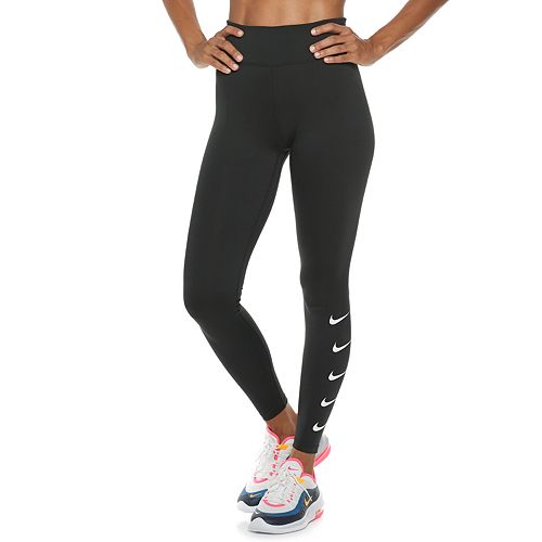 nike swoosh running tights