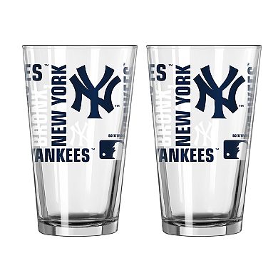 Boelter New York Yankees Spirit Pint Glass Set