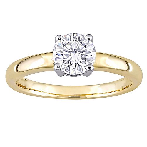 Stella Grace 14k Gold LabCreated Moissanite Solitaire Engagement Ring