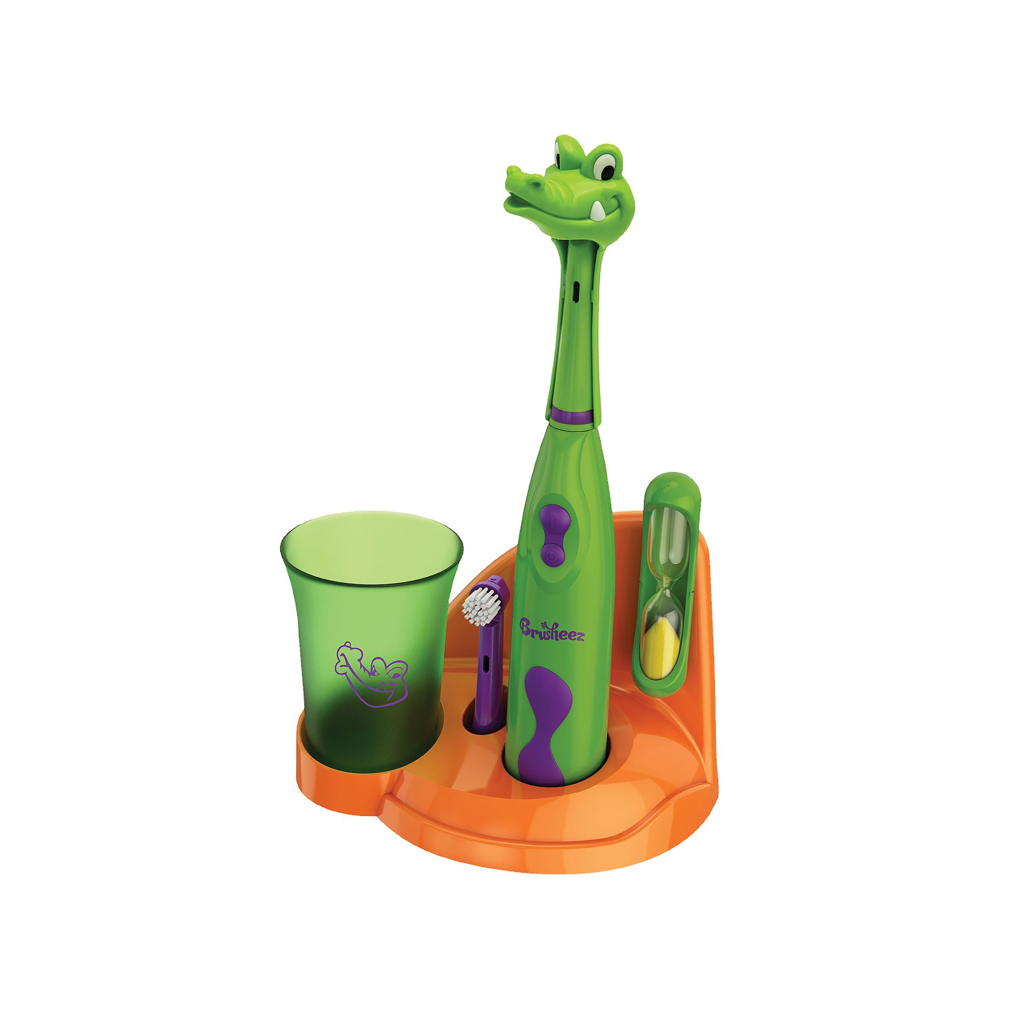 Brusheez Kids Electronic Toothbrush Set, Crocodile