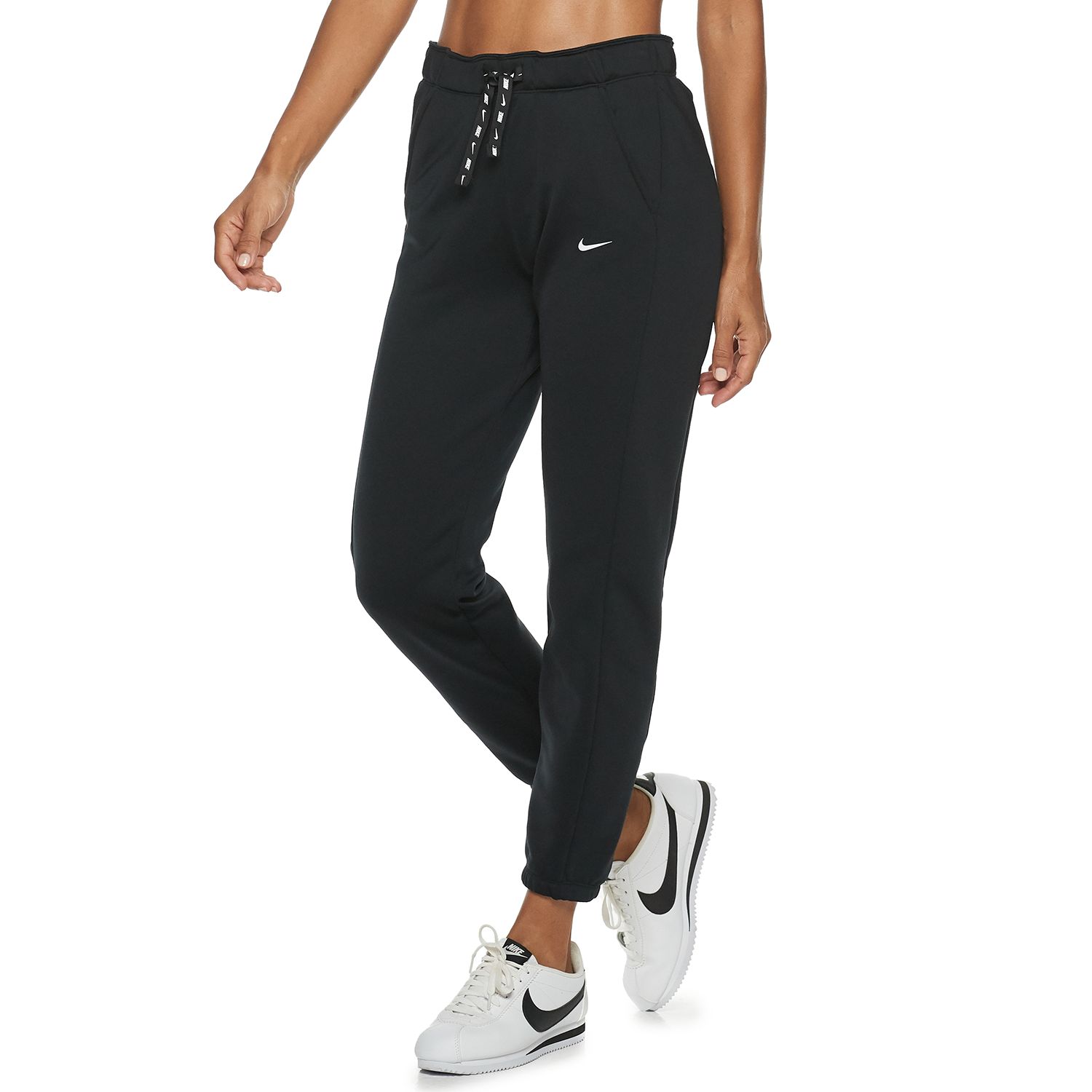 nike women's therma fleece training pants