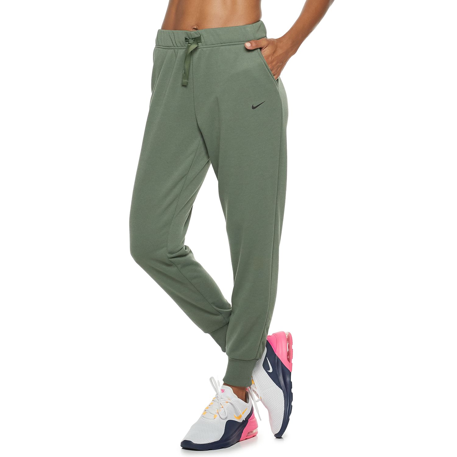 nike women's tapered fleece pants