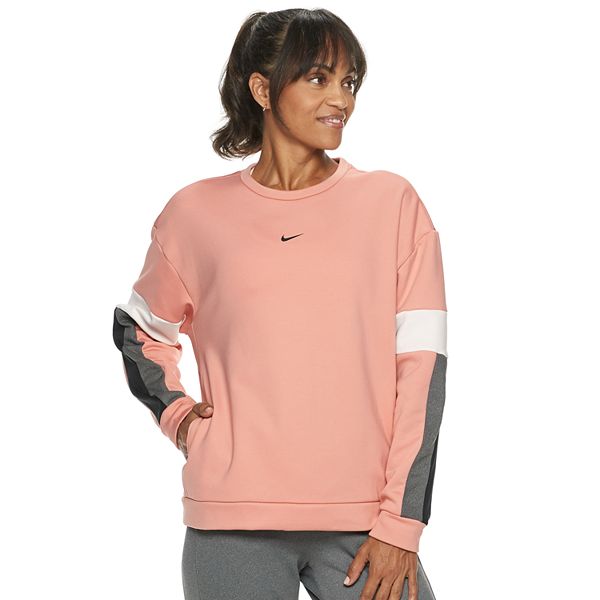 nike women's pullover therma flex top