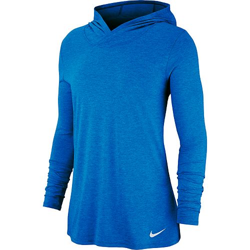 A women's Nike blue hooded sweatshirt is always a great pick.