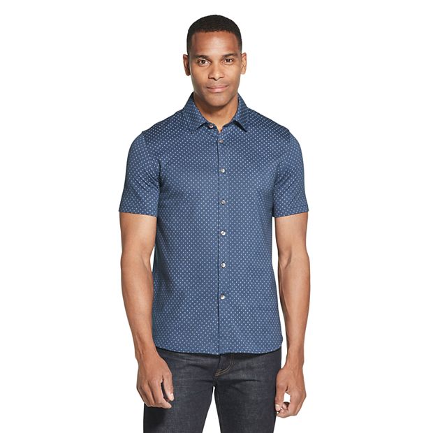 Van Heusen Men's Never Tuck Slim Fit Shirt