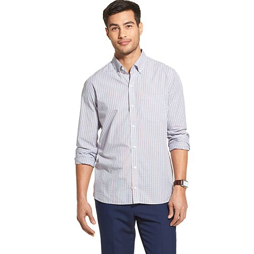 Men's Van Heusen Never Tuck Slim-Fit Button-Down Shirt