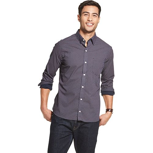 Buy Navy Blue Shirts for Men by VAN HEUSEN Online