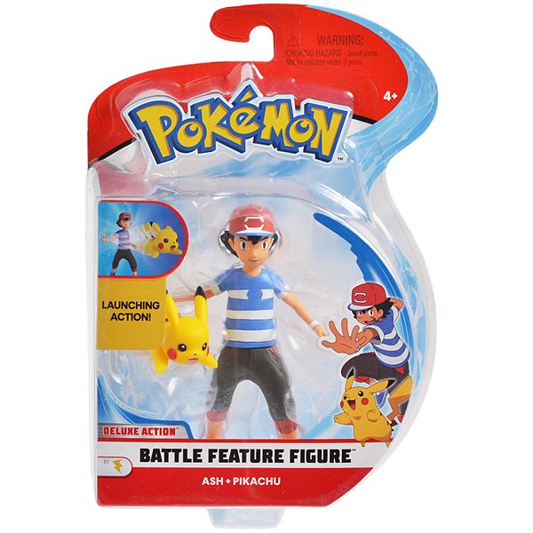 Pokémon Ash And Pikachu Articulated Figure To Relive The Adventures! 