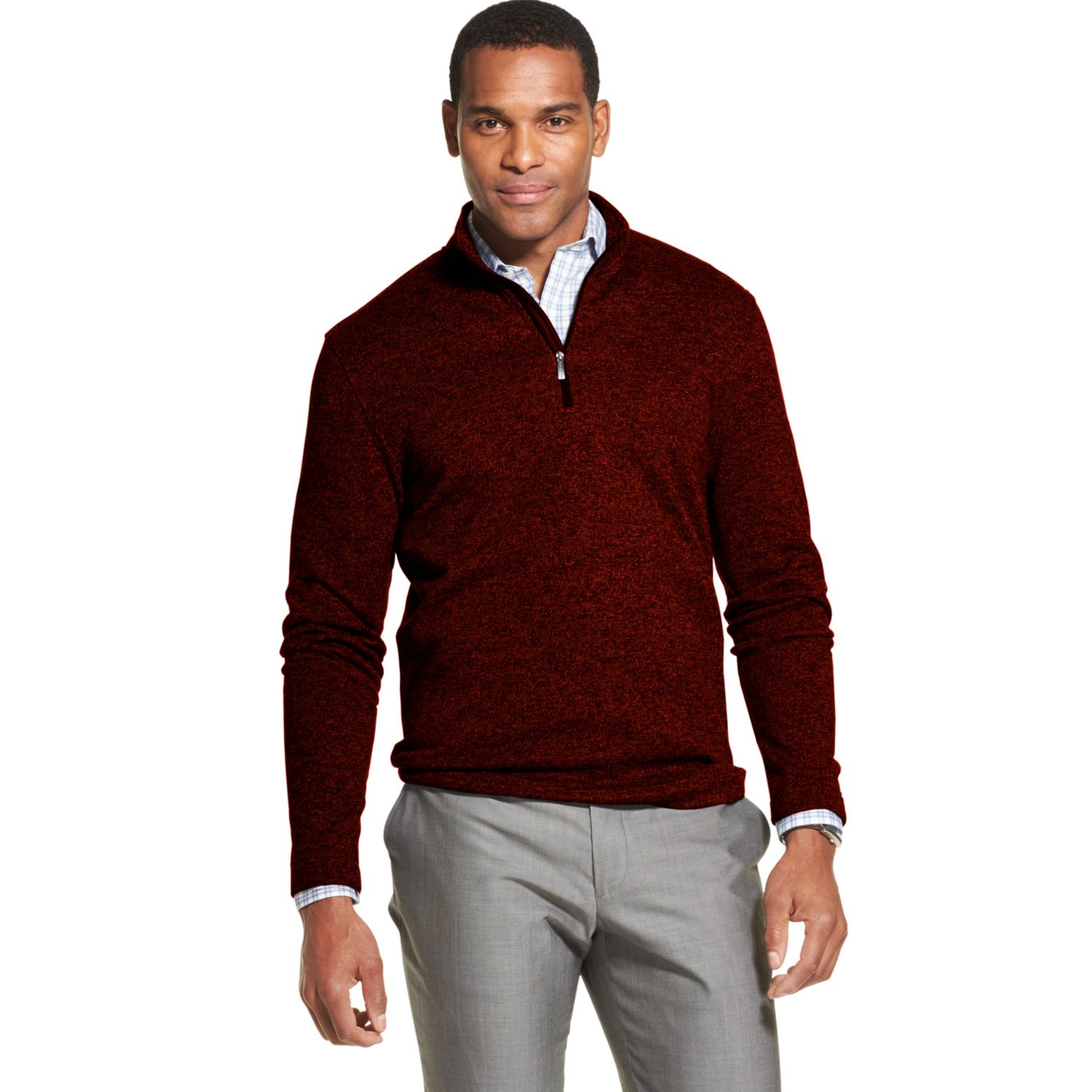 Men's Van Heusen Flex Sweater Fleece Quarter-Zip