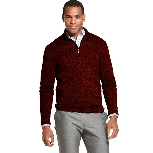 Men's Van Heusen Flex Sweater Fleece QuarterZip