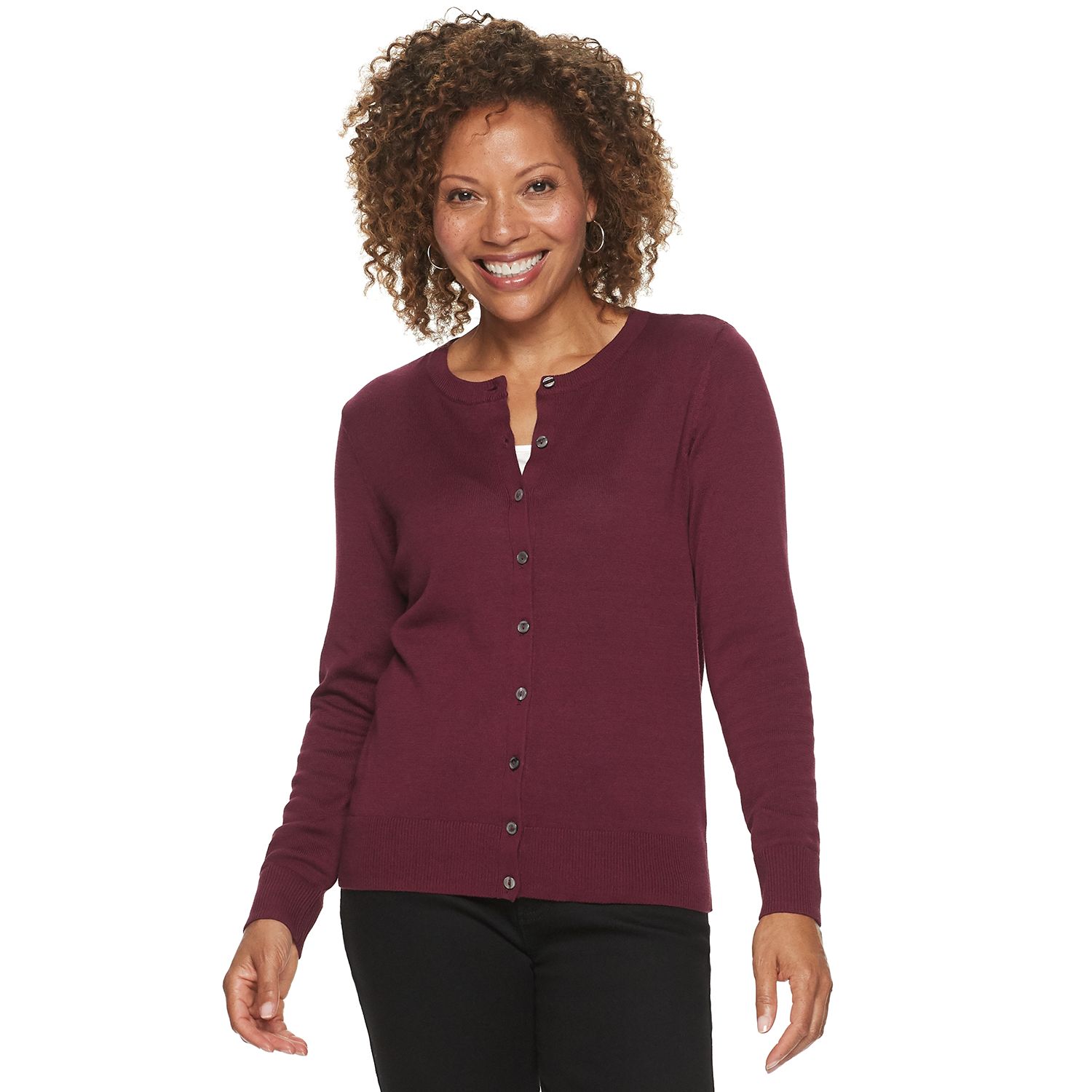 kohl's croft and barrow cardigan sweaters
