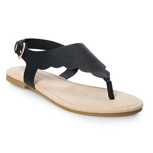 lc lauren conrad pyrite women's casual sandals