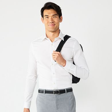 Men's Apt. 9® Premier Flex Solid Slim-Fit Dress Shirt