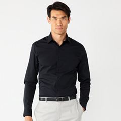 Cheap black hot sale dress shirt